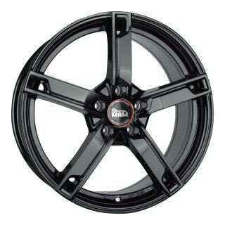 MAM W4 7.5x18 5/112 ET33 NB66.6 Black Painted