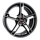 MAM W4 6.5x16 5/112 ET48 NB66.6 Black Front Polish