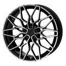 SX Wheels SX1 8.5x19 5/112 ET45 NB72,6 Black Polished