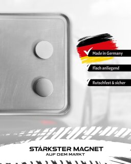 IVALITY 100% Clean-Look Magnetischer Kennzeichen-Halter-Set für hinte,  79,95 €