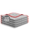 IVALITY&reg; 12er Set Lackschonende Mikrofaser-T&uuml;cher 30x30cm 380 GSM