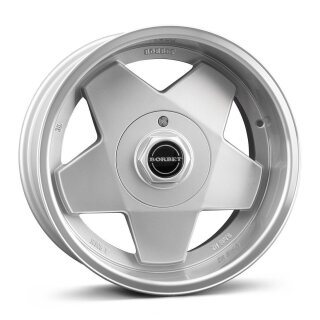 Borbet A 7.0x15 4/114,3 ET35 NB66,1 Silber poliert