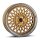 Borbet B 7,0x17 4/100 ET30 NB64 Gold rim polished