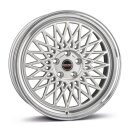 Borbet B 8,0x17 5/112 ET30 NB66,5 Silver rim polished