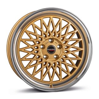 Borbet B 8,0x18 5/112 ET30 NB66,5 Gold rim polished