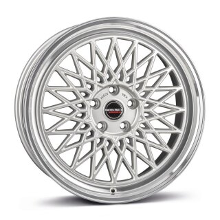 Borbet B 8,0x18 5/120 ET35 NB72,5 Silver rim polished