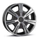 Borbet CH 7,5/17 5/160 ET47 NB65,1 Mistral Anthracite...