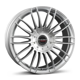 Borbet CW3 7,5x17 5/108 ET40 NB65,1 Sterling Silber