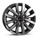 Borbet CW6 6,5/16 6/130 ET54 NB84,1 Mistral Anthracite...