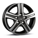 Borbet CWD 6,5/16 5/114,3 ET45 NB66,1 Mistral Anthracite...