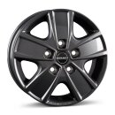 Borbet CWG 6,0x16 5/118 ET68 NB71,1 Mistral Anthracite...