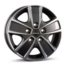 Borbet CWG 6,0x16 5/118 ET68 NB71,1 Mistral Anthracite...