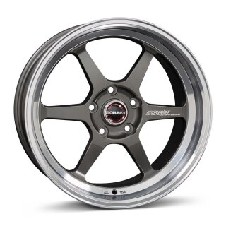 Borbet DB8GT 8,5/18 5/114,3 ET20 NB72,5 Graphite rim polished