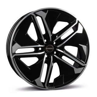 Borbet TX 9,0x20 5/112 ET20 NB66,5 Schwarz poliert glänzend