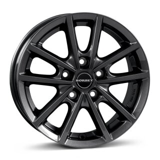 Borbet W 6,0x15 5/100 ET45 NB64,1 Mistral Anthracite glossy