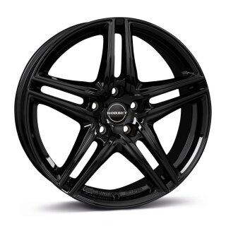 Borbet XR 7,5/17 5/112 ET30 NB66,5 Black glossy