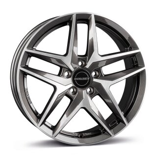 Borbet Z 7,5x18 5/112 ET49 NB66,6 Mistral Anthrazit glänzend poliert