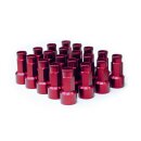 Estilo.R Lug Nuts Cover Set red anodized wrench size 17