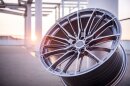 Concaver CVR7 8.0x19 5/108-130 ET20-40 NB72.6 Brushed Titanium