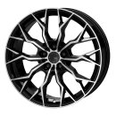 SX Wheels SX2 8.5x19 5/112 ET30 NB72,6 Glossy Black Machined