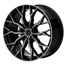 SX Wheels SX2 8.5x19 5/112 ET30 NB72,6 Glossy Black Machined