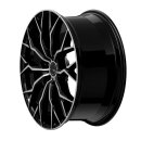 SX Wheels SX2 8.5x19 5/112 ET30 NB72,6 Glossy Black Machined