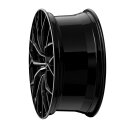 SX Wheels SX2 8.5x19 5/112 ET30 NB72,6 Glossy Black Machined