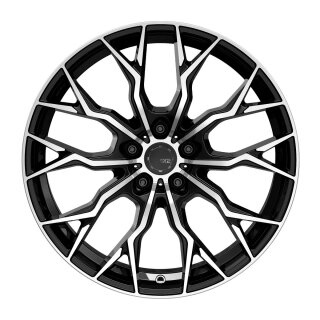 SX Wheels SX2 8.5x19 5/112 ET45 NB72,6 Glossy Black Machined