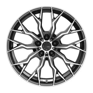 SX Wheels SX2 8.5x19 5/112 ET30 NB72,6 Gunmetal glossy machined