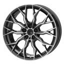 SX Wheels SX2 8.5x19 5/112 ET45 NB72,6 Gunmetal glossy machined