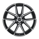 ProLine PF25 FORGED 10.5x20 5/112 ET40 NB57,1 Black Polished