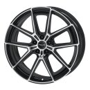 ProLine PF25 FORGED 10.5x20 5/112 ET50 NB57,1 Black Polished