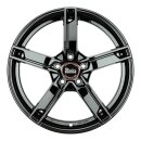 MAM W4 7,0x17 4/108 ET35 Schwarz Alufelge
