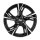 MAM RS5 6,5x16 4/108 ET37 Schwarz frontpoliert Alufelge