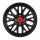 MAM RS4 6,0x15 4/100 ET35 Black aluminium rim