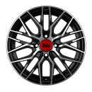 MAM RS4 6,0x15 4/108 ET38 Schwarz frontpoliert Alufelge