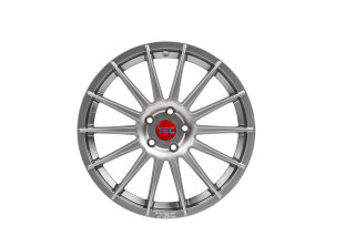 Tec Speedwheels AS2 7,0x17 4/108 ET25 Graphit Silber Alufelge