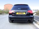 Milltek Edelstahl Sport-Auspuffanlage 60mm Special 224 + Special 225 Satin Sheen Black