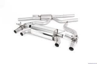 Milltek Edelstahl Sport-Auspuffanlage 70mm Quad 90mm GT90