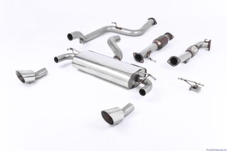 Milltek Cat-back Pipe Ø: 3.00" (76.20mm) including Hi-Flow Sports Cat