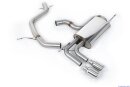 Milltek Edelstahl Sport-Auspuffanlage 70mm Twin 80mm GT80