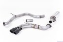Milltek Edelstahl Sport-Auspuffanlage 70mm Twin 80mm GT80