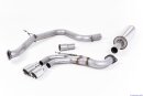 Milltek Edelstahl Sport-Auspuffanlage 70mm Twin 80mm GT80