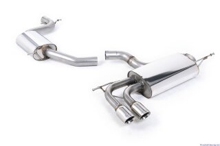Milltek Edelstahl Sport-Auspuffanlage 70mm Twin 80mm GT80
