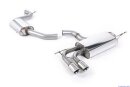 Milltek Edelstahl Sport-Auspuffanlage 70mm Twin 80mm GT80