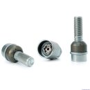 H&R Rim lock round head movable screws set silver...