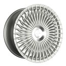 Keskin KT X1 9,5x21 5/112 ET41,9 Silver Front Polish...