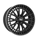 MAM GT2 8,5x19 5/112 ET45 Matt Schwarz Lip Polish Alufelge