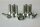 H&R Kegelbundschrauben-Set 60° silber inkl. Felgenschloß M12 x 1,5 60mm SW 17