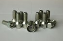 H&amp;R Taper-head screws-set 60&deg; silver incl. rim-lock